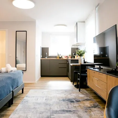 Bonquartier - Luxapt#4 Modernes Mit Self Check-in, Voll Ausgestatteter Kueche, Klimaanlage Und Parkplatz 아파트 상트아우구스틴
